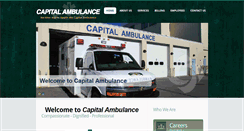 Desktop Screenshot of capitalambulance.org