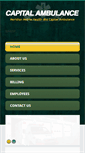 Mobile Screenshot of capitalambulance.org